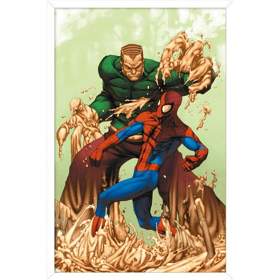 Marvel Comics - Sandman - Marvel Age Spider-Man #17 Wall Poster, 22.375" x 34", Framed