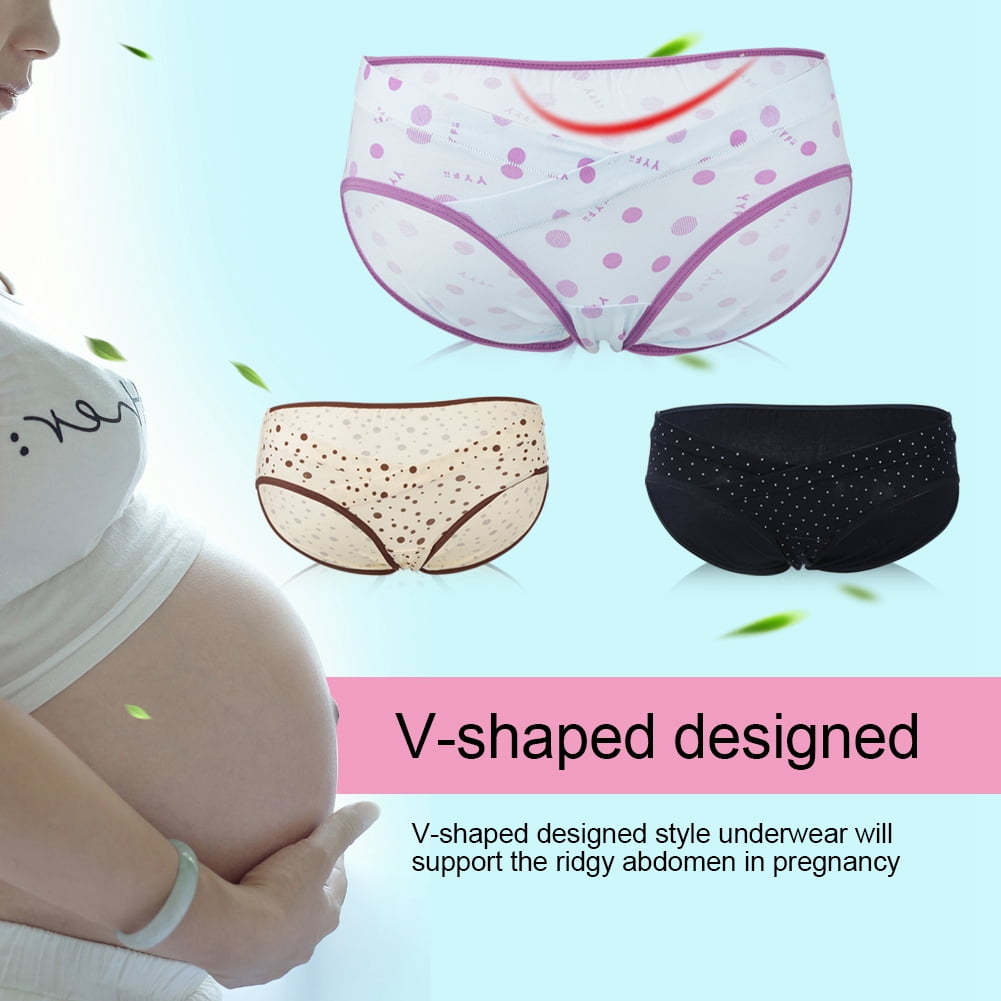 Mgaxyff Maternity Panties 3pcs Lot Cotton Pregnancy Maternity Underwear Low Waist Women Briefs