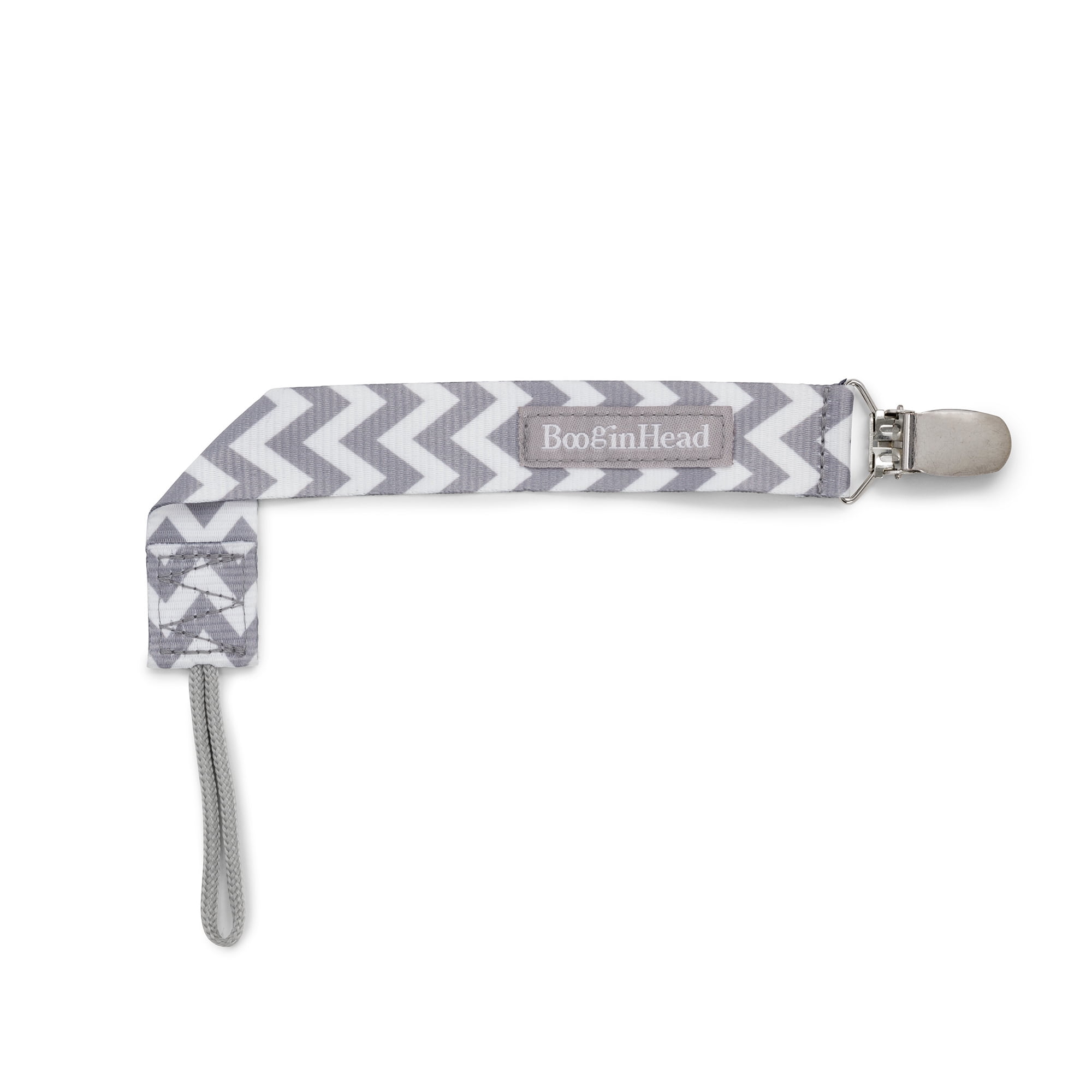 BooginHead Universal Pacifier Clip, Infant Toddler Boys and Girls, BAM Camo Chevron