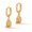 KE1848, variant on Gold Mini Dangle Huggie Earrings for Women, Dainty 14K Gold Plated Cubic Zirconia Small Hoop Earrings with Charm Drop, Jewelry Gift for Women Ladies