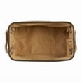 thumbnail image 3 of Brown Rectangle Storage Basket With Handles For Home Organizing 14X8X9, 3 of 6