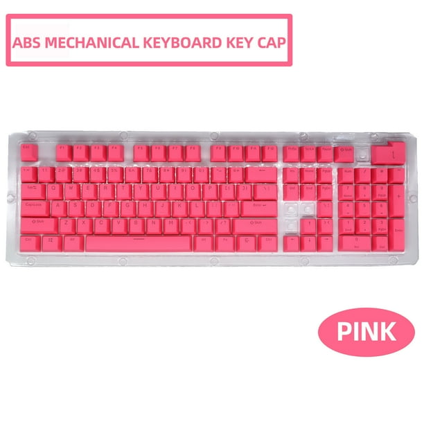Reemplazo de teclas para juegos con retroiluminación colorida de 104 teclas Teclado mecánico
