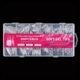thumbnail image 6 of BAKER DEPOT Acrylic Nail Tips, Medium Almond Clear Fake Nails, Full Cover for Extension Manicure, 600pcs, 6 of 7