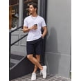thumbnail image 5 of COOFANDY Mens Golf Shorts 9" Quick-Dry Stretch Lightweight Casual Shorts for Men Hiking Trip Fishing, 5 of 6