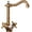 Antique, variant on Vintage Bathroom Faucet, 360° Swivel Bathroom Sink Faucet, Brass Bathroom Faucet, Double Handles Bathroom Sink Faucet, Cold/Hot Water Basin Tap, Gold