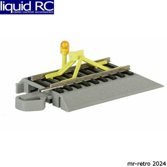 Bachmann 44593 HO Nickel Silver E-Z Track Flashing LED Bumper