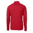 thumbnail image 3 of Men's Cutter & Buck Red Utah Utes Adapt Eco Knit Stretch Recycled Big & Tall Quarter-Zip Pullover Top, 3 of 3