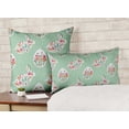 thumbnail image 2 of Vargottam Luxury, Printed Mint Green CushionCoversDecorative PillowCoversLumbarThrow Pillowcase -24x14Inches, 2 of 6