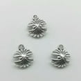 thumbnail image 2 of U8MO Wholesale Antique Silver Jewelry Finding Charms Pendants Carfts DIY-10pcs Pearl shell, 2 of 2