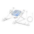 thumbnail image 2 of Lifetechs Laptop Stand with Cooling Fan High Stability Height Adjustable Foldable Design Anti-Slip Laptop Riser Bracket, 2 of 11