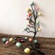thumbnail image 5 of Blue Árbol de Pascua con pintura de huevos, decoración, suministros para fiesta de primavera, adornos para el hogar, artesanía Diy, 5 of 5