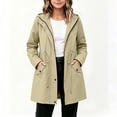 thumbnail image 6 of Girls Waterproof Jacket Coats Long Sleeve Hooded Outdoor Outwear Lining Interchange Jacket, 6 of 8