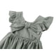 thumbnail image 4 of Vestido Dutebare de lino y algodón con volantes para niñas pequeñas, 120, 4 of 6