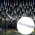 thumbnail image 2 of PRIME - 2X Led Meteor Shower Rain Lights Tree String Light 8 Tubes Garden Party Outdoor, 2 of 6