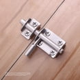 thumbnail image 5 of Mini Sliding Bolt Gate Latch, Heavy Duty Stainless Steel Barrel Bolt (2 Pack) with Padlock Hole, Interior Door Latches (2 Pack), 5 of 5