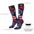 thumbnail image 4 of Balery American With Lips Calcetines novedosos Calcetines deportivos Calcetines hasta la rodilla Calcetines de algodón Calcetines originales y geniales, 4 of 6