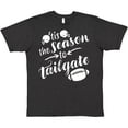 thumbnail image 3 of Inktastic Tis the Season to Tailgate with Helmets and Football T-Shirt, 3 of 5