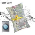 thumbnail image 6 of Lsque Pikmin Pattern Bedding Waterproof Pillow Protector Zippered Queen – Bed Bug Proof Pillow Encasement-20"x30", 6 of 6