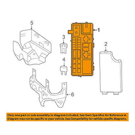 Jeep CHRYSLER OEM 2014 Compass 2.4L-L4 Fuse Box-Module ... jeep compass fuse box 