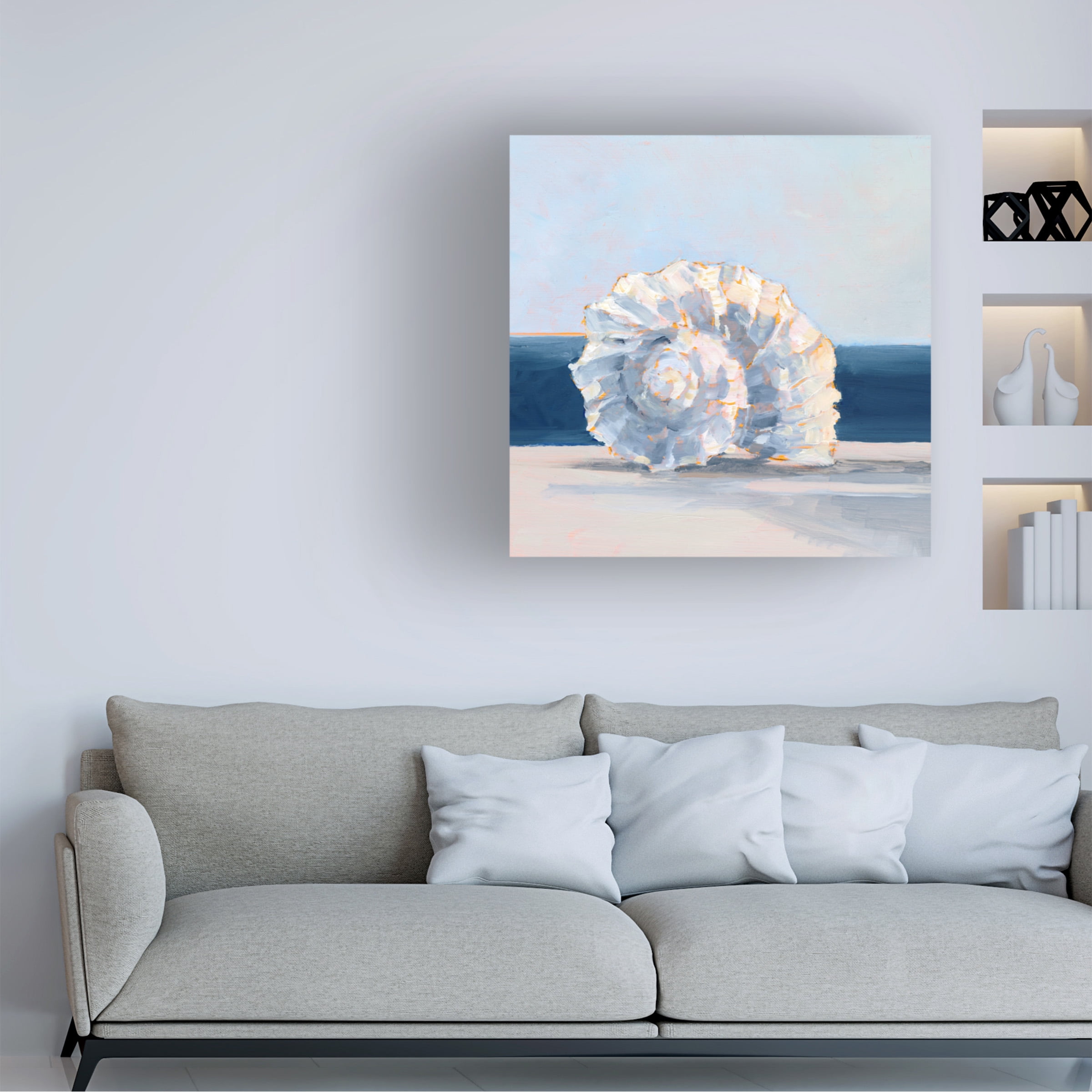 Ethan Harper 'Shell By the Shore IV' Canvas Art
