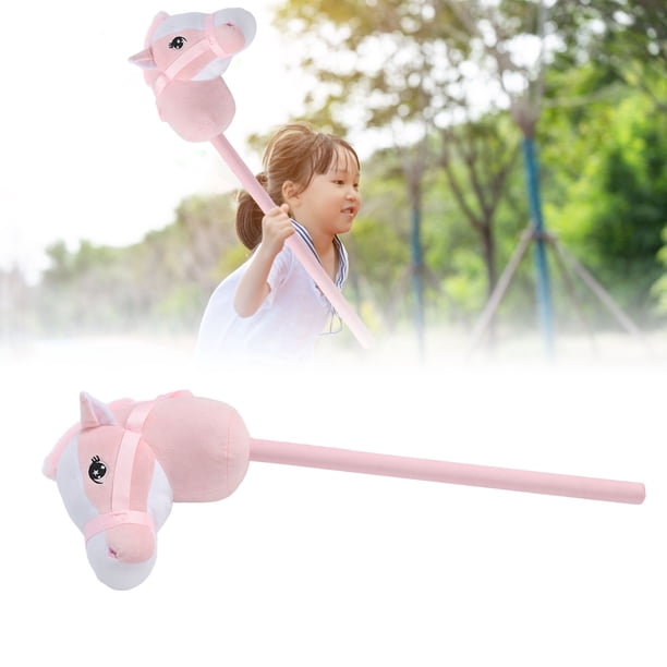 Plush Hobby Horse Stick Toy Cartoon Diseño 2 Efectos De Sonido De 70 Cm Juguetes De Caballo Ideales Para Niños Con Material De PVC Para Varias Ocasiones