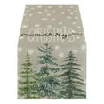 thumbnail image 2 of AuroraX Christmas Table Runner 72 Inches Long White Creative Christmas Trees Table Runner Xmas Winter Traditional Merry Dining Table Runner Decor for Home Party, 2 of 6