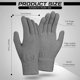 thumbnail image 2 of 4 pares de guantes mágicos de invierno, guantes unisex, manoplas elásticas tejidas, dedos completos a granel, 2 of 5