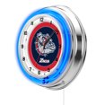 thumbnail image 2 of Gonzaga 19" Double Neon Wall Clock, 2 of 5