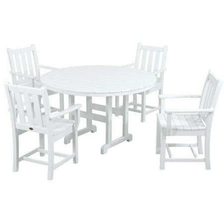POLYWOOD 5 Piece Gardenia Polywood Patio Dining Set