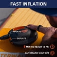 thumbnail image 3 of THURSO SURF 20PSI Rechargeable SUP Air Pump Digital Electric Paddle Board Pump 144W 4000mah Dual Stage Auto-Off Portable Inflation Deflation 12V DC Car Connector Battery Air Pump for Kayaks Boats, 3 of 7