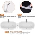 thumbnail image 4 of Pegatinas antideslizantes para ducha, 24 piezas de tiras adhesivas de seguridad para bañera, calcomanías con raspador premium para bañera, ducha, escaleras, botes, 4 of 5