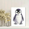 thumbnail image 2 of Adorable Penguin Watercolor Painting/Canvas Art， Suitable for Living Room， Bedroom， Office， Nursery， and Bathroom Decoration., 2 of 8