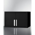 thumbnail image 2 of 12" H x 18" W 2-door wall cabinet in black, 2 of 5