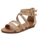 thumbnail image 1 of Sandalias con tiras cruzadas para mujer Sandalias de playa de verano Sandalias de vestir para fiestas y vacaciones, 1 of 9