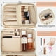 thumbnail image 2 of Cosmetiquera para maquillaje,Neceser mujer Impermeable,Cosmetiquera de viaje portátil,Bolsa de maquillaje con múltiples compartimentos,Bolsa de Tocador Multifunciona,Negro, 2 of 7