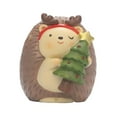thumbnail image 4 of TISHITA Christmas Decoration Figurines Cute Miniatures Ornaments Xmas Gift Decorative Animal Figurines for Desk Party New Year Office Hedgehog, 4 of 8