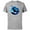 Athletic Heather, variant on Avatar Pandora Creature Mountain Banshee in Night Sky - Short Sleeve Cotton T-Shirt for Adults - Customized-White