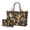 Black and Yellow - Hummingbird Maple Leaf, variant on 2 Pieces Handbag and Wallet Set Pigeon Cross Lily Print Tote Bag Purse with Wristlet Wallet Lightweight Large Satchel Handbag for Ladies