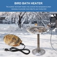 thumbnail image 3 of Winter Bird Bath Heater for Outdoor Safe Birdbaths Deicer with Thermostatically Controlled 1pc, 3 of 7