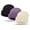 Black&Beige&L Purple, variant on 3-Pack Kids Soft Knit Beanie Warm Winter Cap for Boys Girls Children, Stretchy Cozy Beanies, Warm Knit Hats for Toddlers