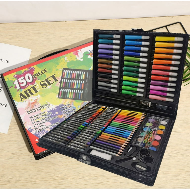 150-Piece Art Set – Art Supplies for Drawing, Painting and More in a  Plastic Case - Makes a Great Gift for Children and Adults