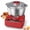 Empire Red, variant on 6.5QT Electric Dough Mixer with Ferment Function Dough Kneading Machine with 304 Stainless Steel Bowl Dough Maker Dishwasher-Safe Accessories Removable Lid & Knob Control Empire Red