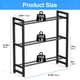 thumbnail image 5 of Rack para mancuernas Niffgaff de 3 niveles 114 x 25 x 79 cm, capacidad de 205 kg, 5 of 8