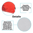 thumbnail image 4 of Juegos De Baño Navideños Cortina De Ducha Impermeable Fundas Xtellar Rojo Lisa, 4 of 4