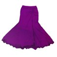 thumbnail image 4 of Mujer Vestido de danza del vientre con abertura en un lado Ropa de baile Danza latina - Púrpura talla única Sunnimix Vestido dividido para danza del vientre, 4 of 8
