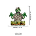 thumbnail image 2 of Isvgxsz Clearance Halloween Garden Flag Welcome Skull Flower Skeleton Gothic Spooky Halloween Decorations Outdoor Garden Flag Burlap for Seasonal Holiday Outside Patio Yard Decor, 2 of 6