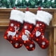 thumbnail image 2 of calcetines de Navidad con luces LED para colgar de Navidad con bordado , adorno de Navidad para chimenea, decoración de árbol de NavidadAncianos1PCS, 2 of 5