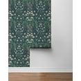 thumbnail image 2 of NextWall Deep Ocean & Purple Haze Tulip Garden Peel and Stick Wallpaper, 2 of 12