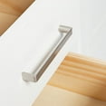 thumbnail image 4 of Ariel Cambridge 43 In. Right Offset Oval Sink Vanity With White Quartz Countertop In White, 4 of 10