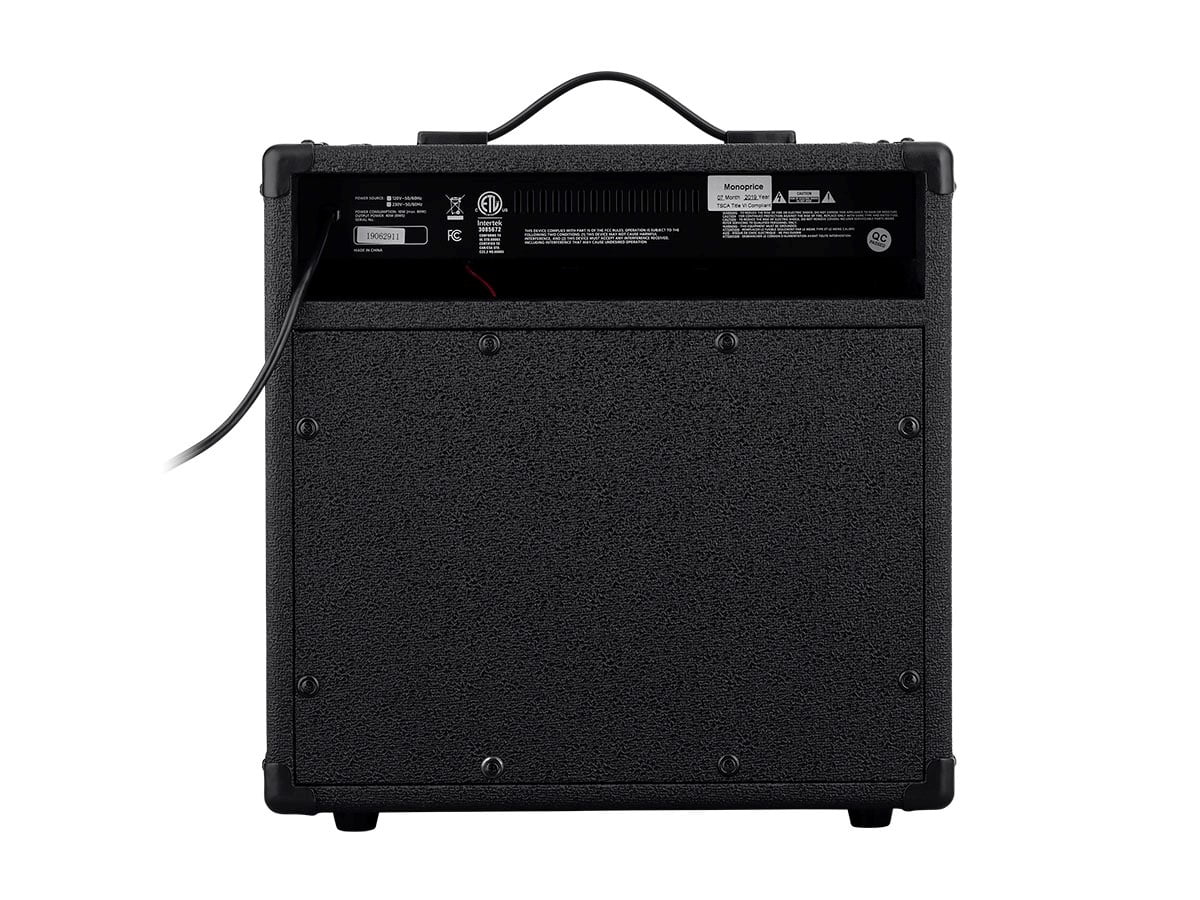 Monoprice 40-Watt 1x10 Bass Combo Amplifier, Built-in Compressor and Direct Injection XLR Output - Stage Right Series